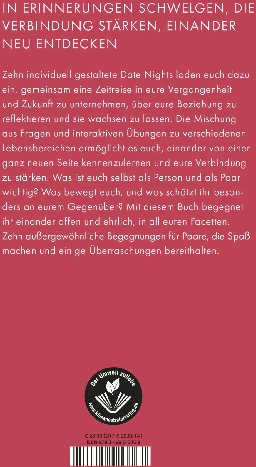 rororo Date Night - Zeit für euch (Deutsch, 2023, Tom Bobsien)