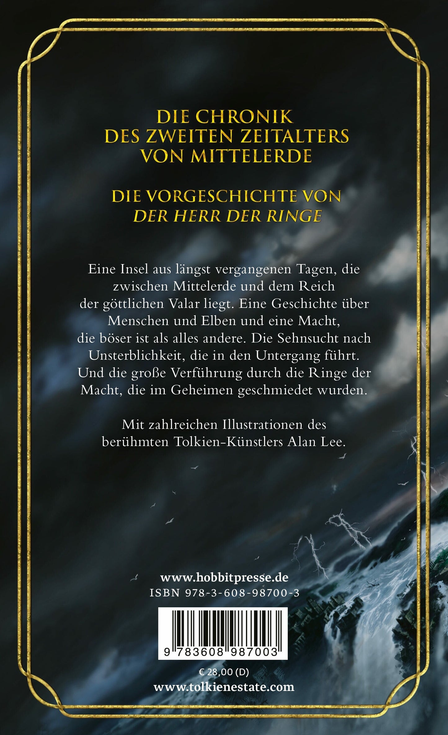 Hobbit-Presse Der Untergang von Númenor und andere Geschichten aus dem Zweiten Zeitalter von Mittelerde (Deutsch, 2022, J.R.R. Tolkien)