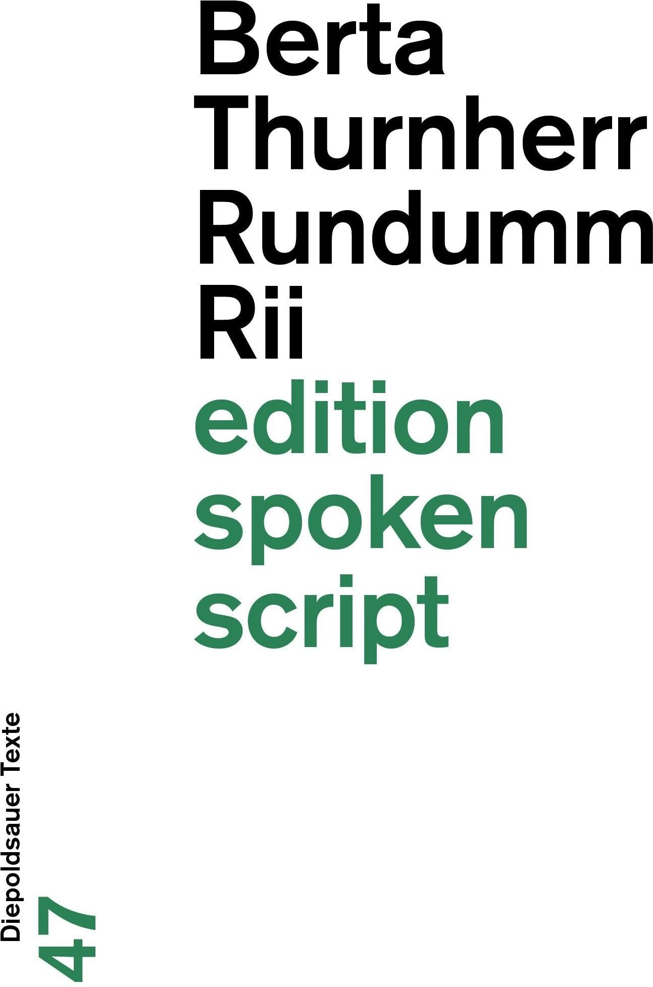 Der gesunde Menschenversand Rundumm Rii (Deutsch, 2023, Berta Thurnherr)