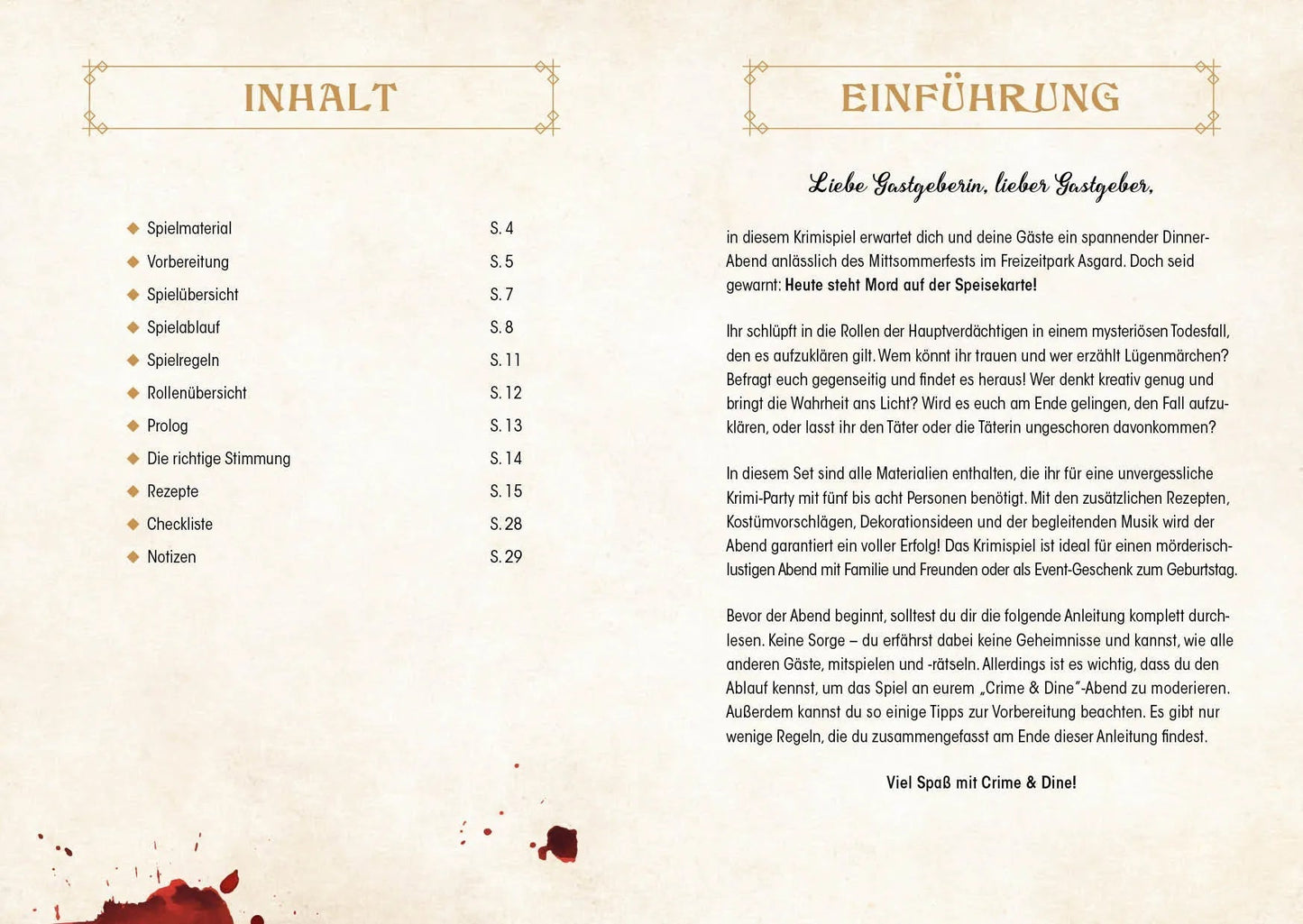 Edition Fischer Crime & Dine - Das Krimi-Dinner-Set: Mörderischer Mittsommer (Deutsch, 2023, Paperdice Solutions GmbH)