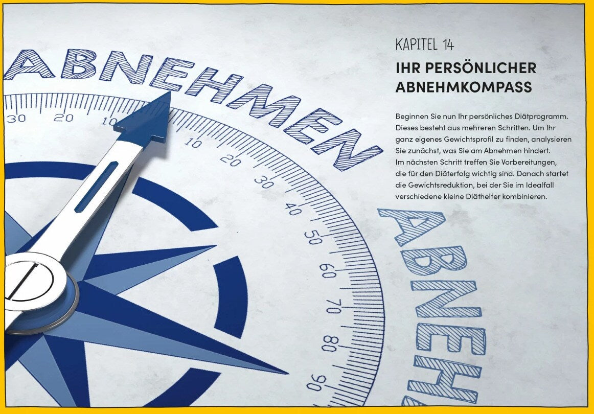 Südwest Der Abnehmkompass - Diäthürden überwinden und dauerhaft abnehmen (Deutsch, 2022, Michaela Axt-Gadermann)