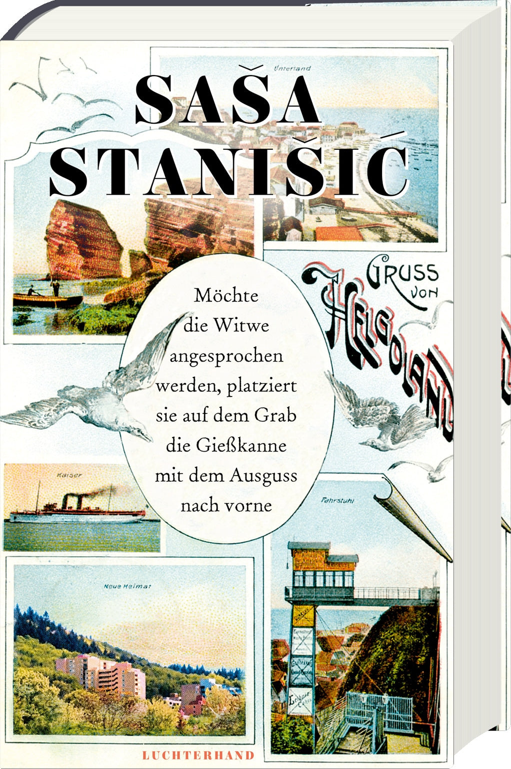 Luchterhand Möchte die Witwe angesprochen werden, platziert sie auf dem Grab die Gießkanne mit dem Ausguss nach (Deutsch, 2024, Saa Stanii?)