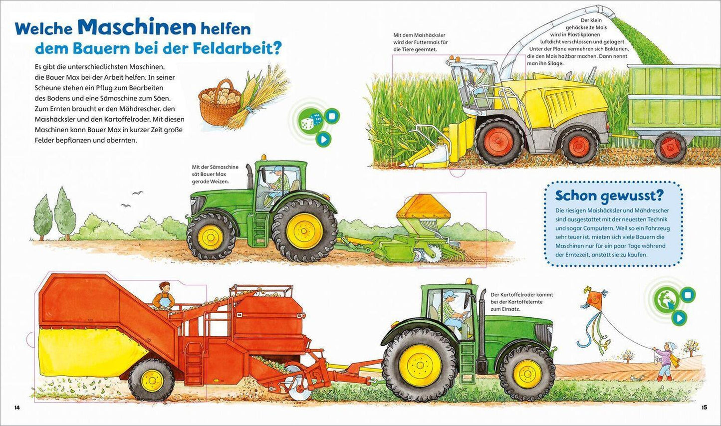 Bookii WAS IST WAS Junior Komm mit auf den Bauernhof! (Deutsch, 2018, Christina Braun, Claudia Kaiser, Martin Lickleder, Silke Voigt)