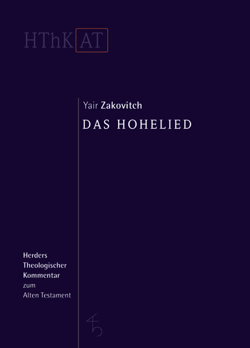 Das Hohelied (Yair Zakovitch)