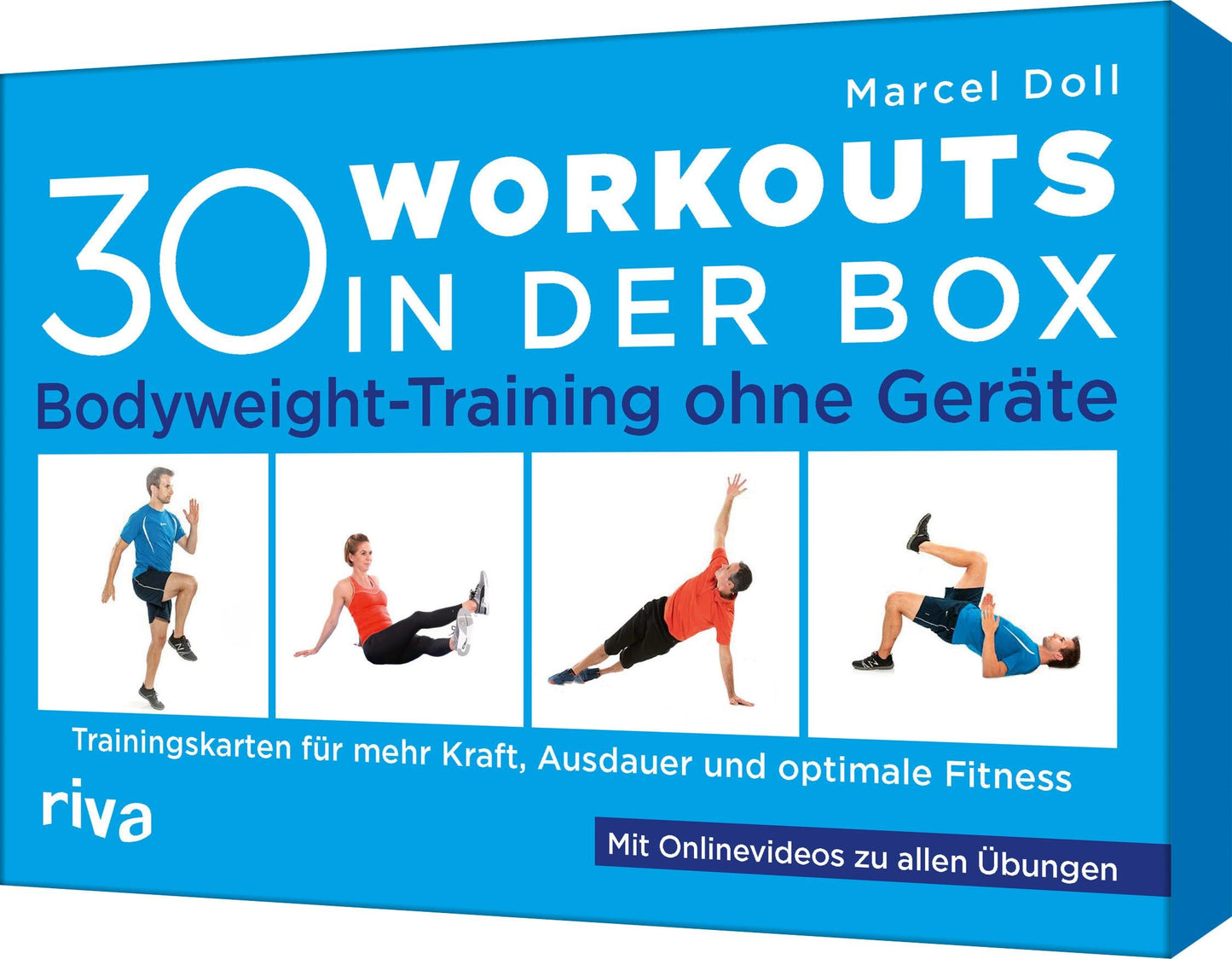 Verlagsgruppe 30 Workouts in der Box - Bodyweight-Training ohne Geräte (Deutsch, 2022, Marcel Doll)