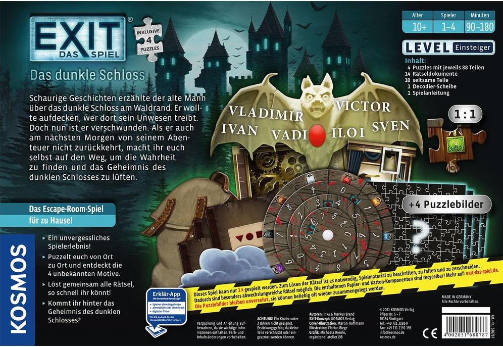 Kosmos EXIT : Das dunkle Schloss