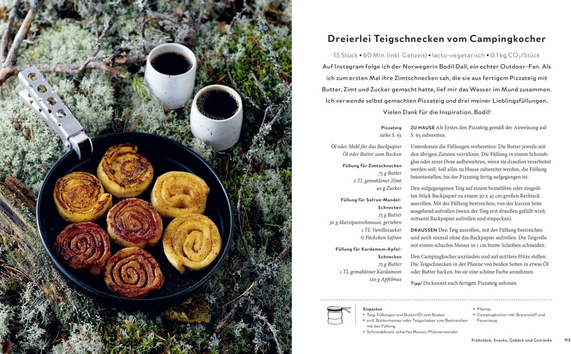 Südwest Nachhaltig Kochen für draußen und unterwegs (Deutsch, 2024, Hanna Olvenmark, Katrin Höller)
