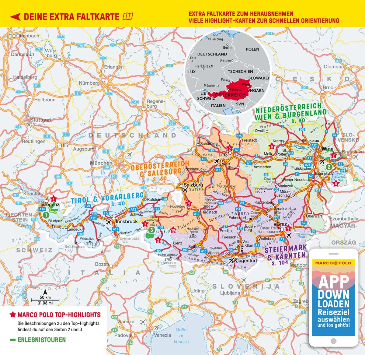 Marco Polo Reiseführer Österreich (Deutsch, 2023, Siegfried Hetz, Anita Ericson)