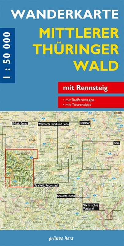 Wanderkarte Mittlerer Thüringer Wald (Lutz Gebhardt)