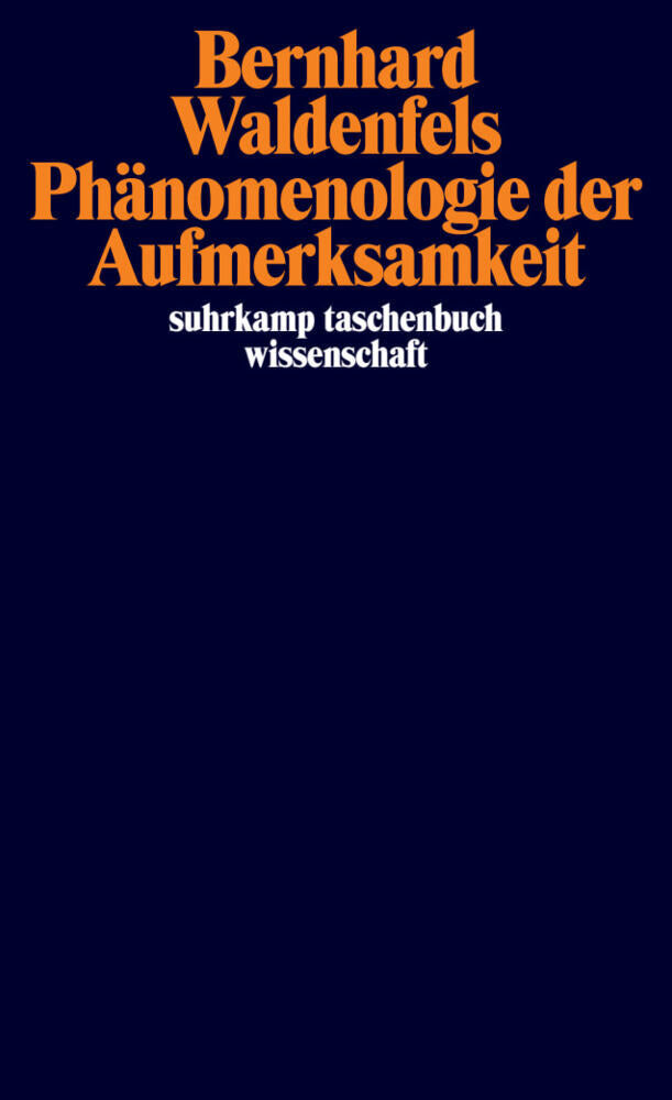 Phänomenologie der Aufmerksamkeit (Bernhard Waldenfels)
