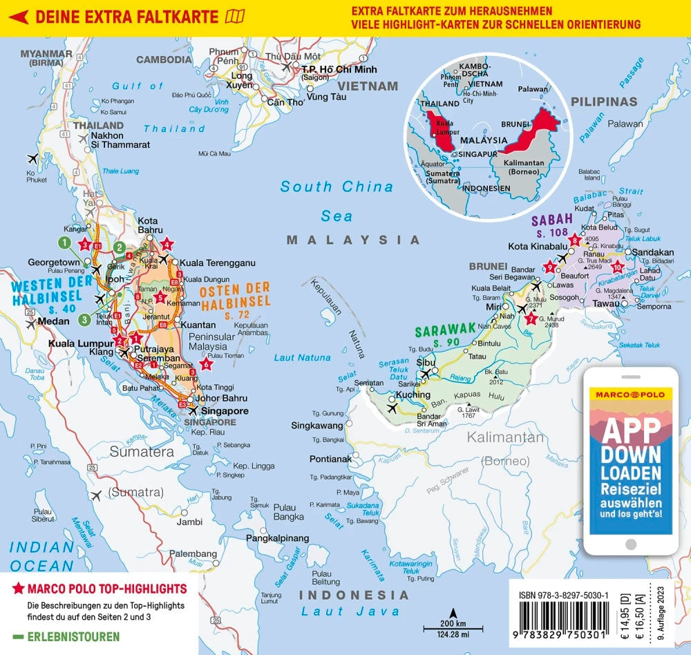 Marco Polo Reiseführer Malaysia (Deutsch, 2022, Mischa Loose, Claudia Schneider, Françoise Hauser)