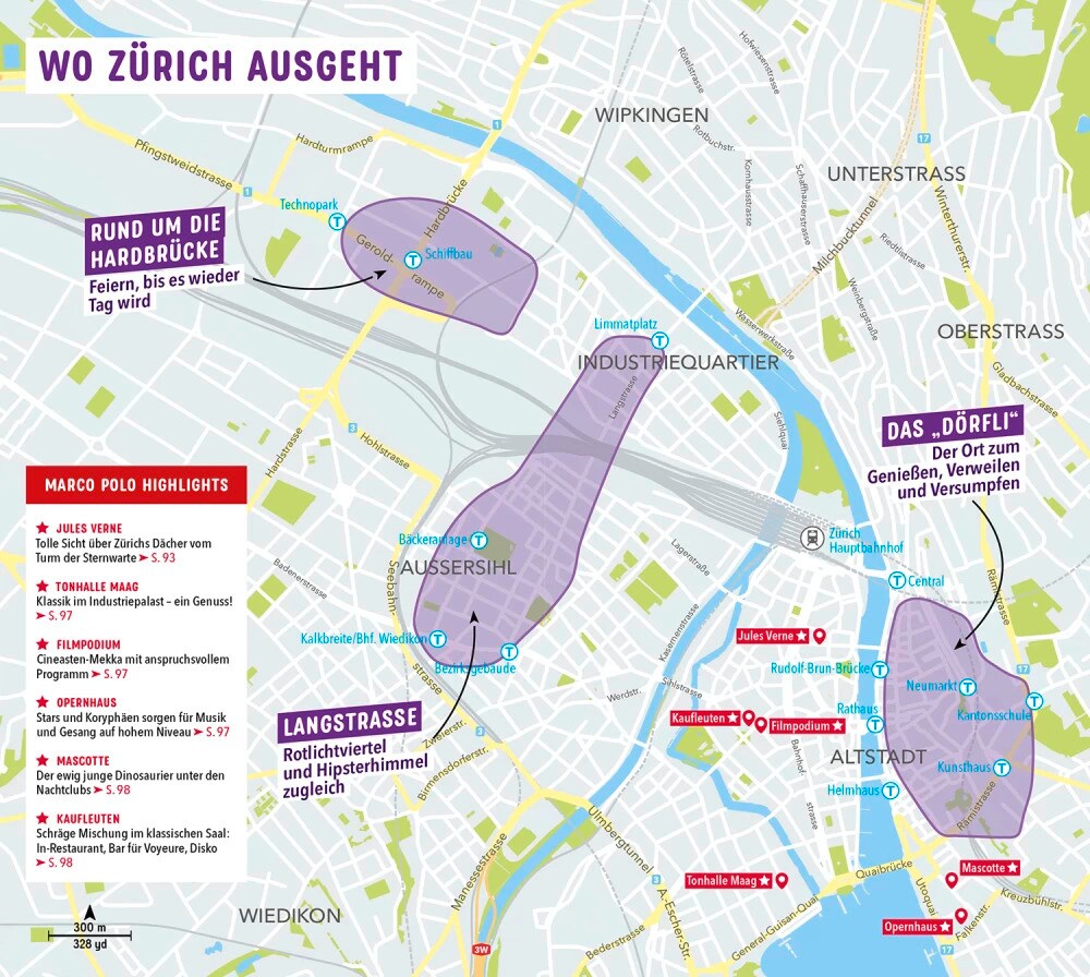 Marco Polo Reiseführer Zürich (Deutsch, 2022, Gabrielle Attinger)