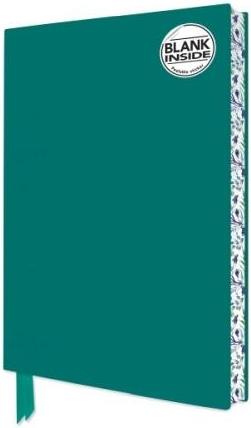 Browntrout Verlag Teal Blank Artisan Notebook (Flame Tree Journals) (A5, Blanko, Harter Einband)