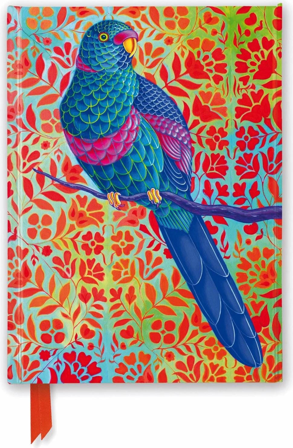 Browntrout Verlag Jane Tattersfield: Blue Parrot (Foiled Journal) (A5, Liniert, Harter Einband)