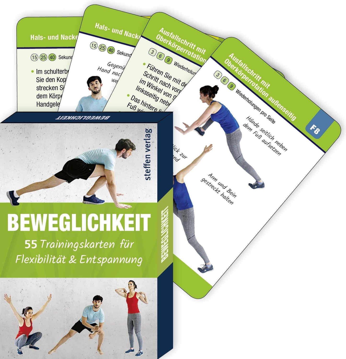 Steffen Trainingskarten: Beweglichkeit (Deutsch, 2020, Ronald Thomschke)