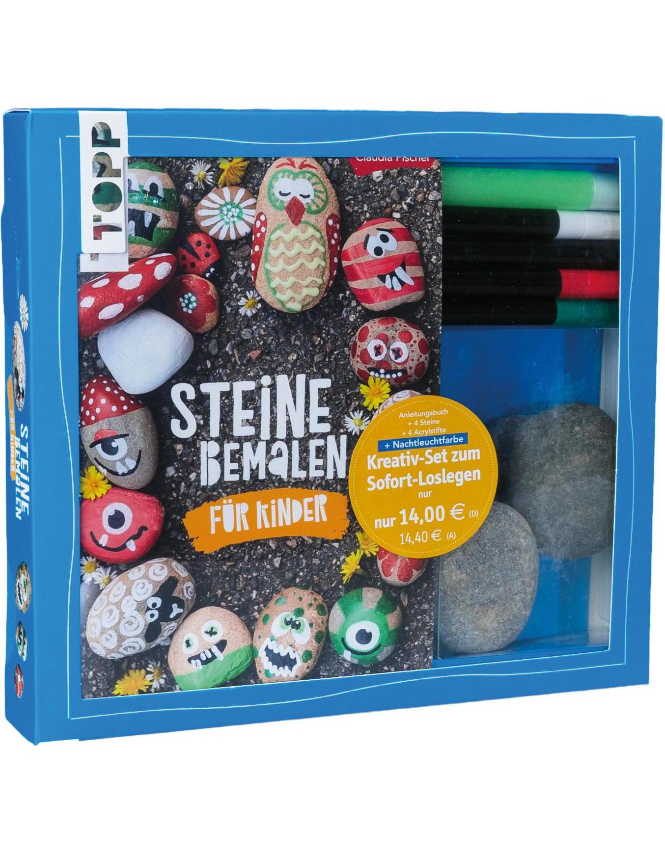 Topp Kreativ-Set- Steine bemalen