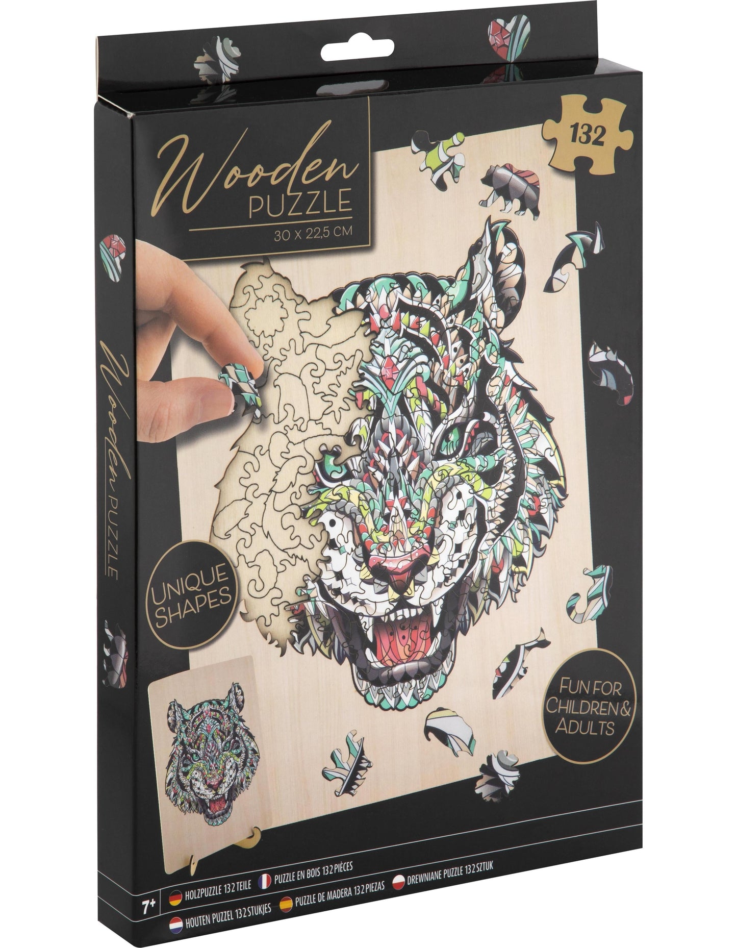 Holzpuzzle Tiger 135tlg