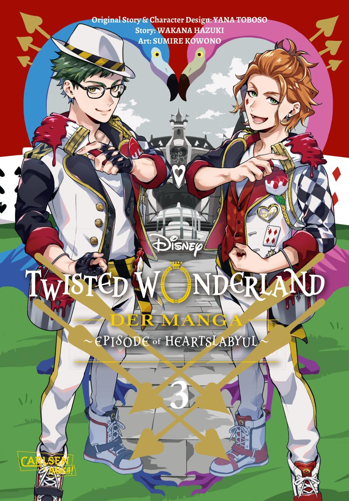 Carlsen Twisted Wonderland: Der Manga 3 (Deutsch, 2024, Disney, Yana Toboso, Wakana Hazuki, Dorothea Überall, Sumire Kowono)