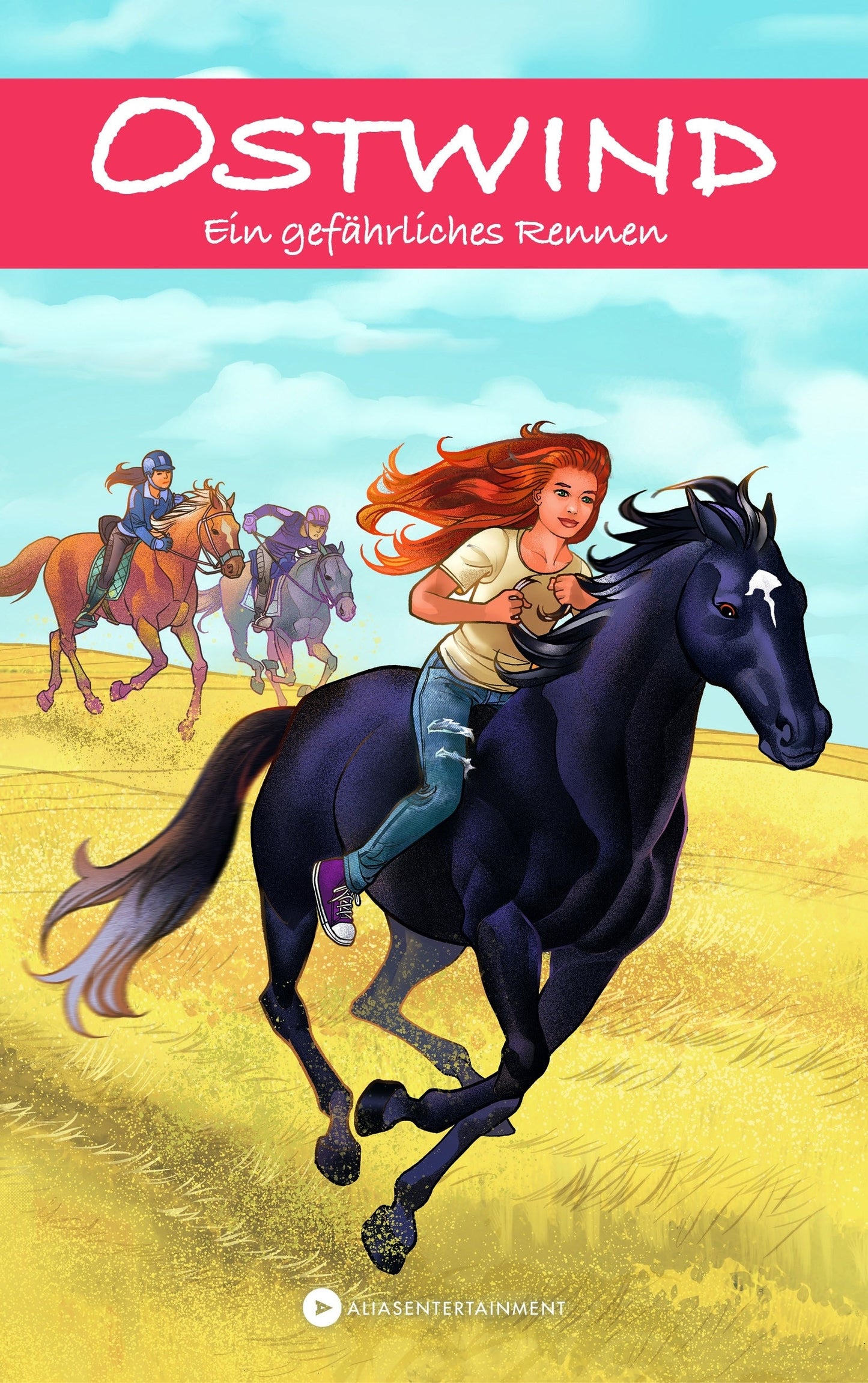 Penguin Random House Ostwind - Ein gefährliches Rennen (Deutsch, 2023, Lea Schmidbauer, Schwarz Rosa)