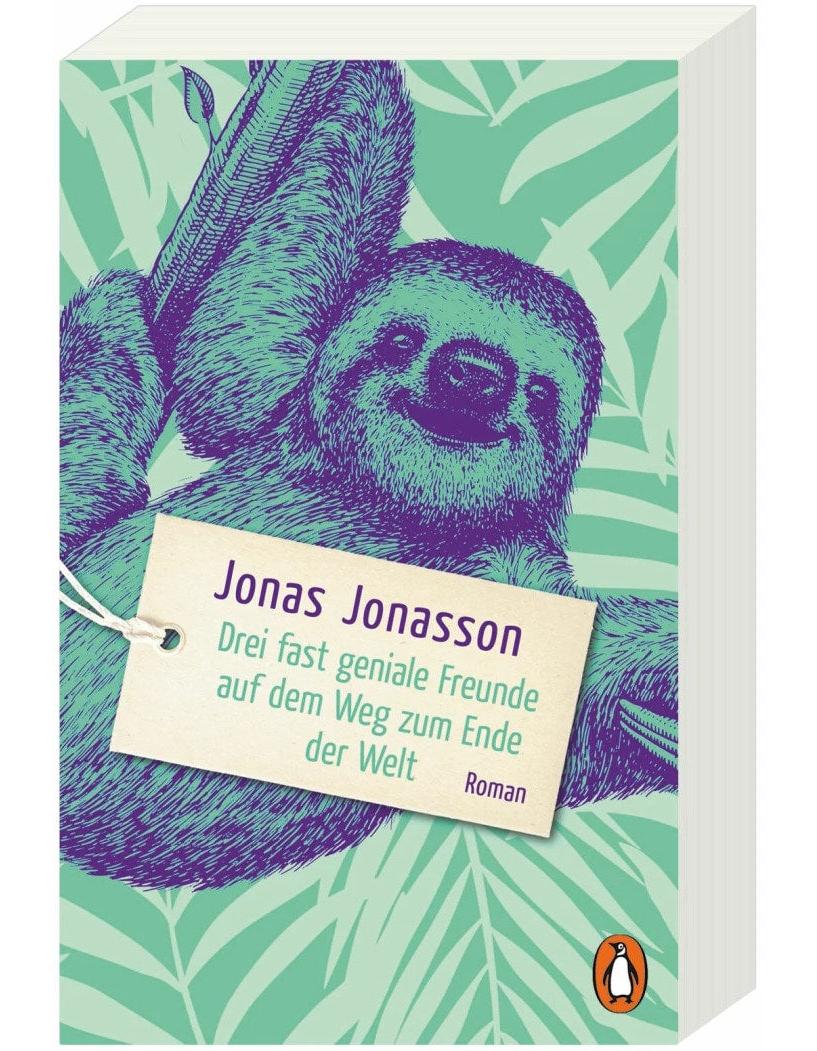 Penguin Random House Drei fast geniale Freunde auf dem Weg zum Ende der Welt (Deutsch, 2024, Jonas Jonasson)