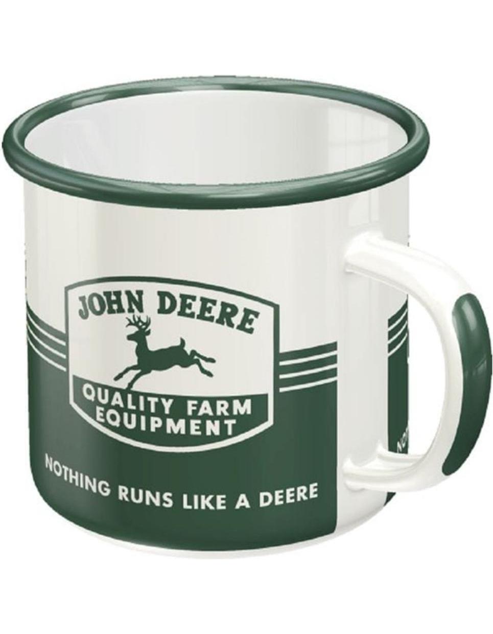 Nostalgic-Art Merchandising Nostalgic Art Universaltasse John Deere 360 ml, 1 Stück, Grün/Weiss (360 ml, 1 x)
