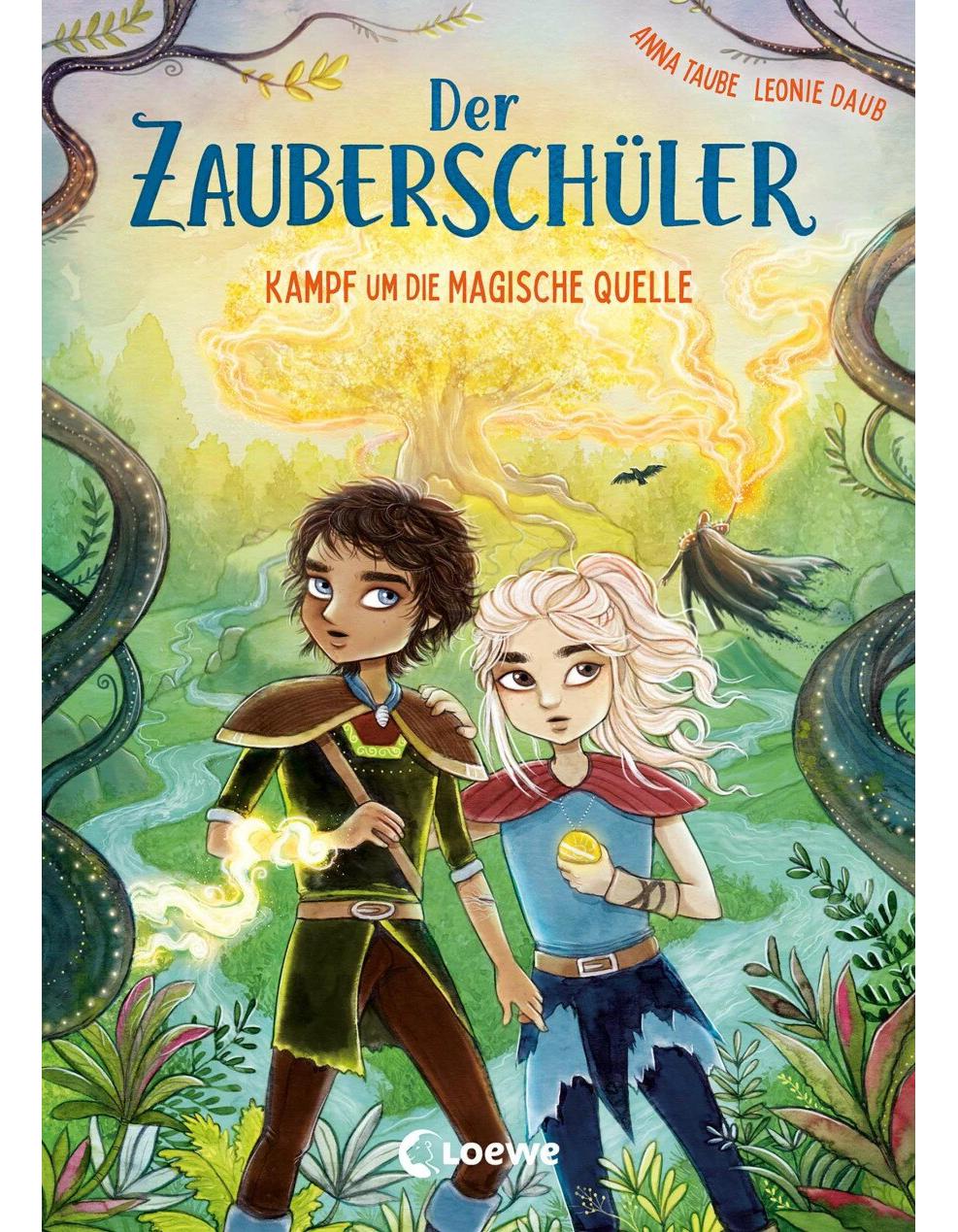 Loewe Der Zauberschüler (Band 4) - Kampf um die Magische Quelle (Deutsch, 2023, Anna Taube, Loewe Erstlesebücher, Leonie Daub)