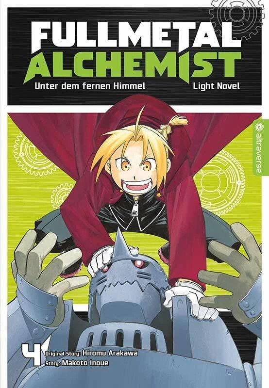 Altraverse Fullmetal Alchemist Light Novel 04 (Deutsch, 2023, Makoto Inoue, Hiromu Arakawa, Elena Müller)