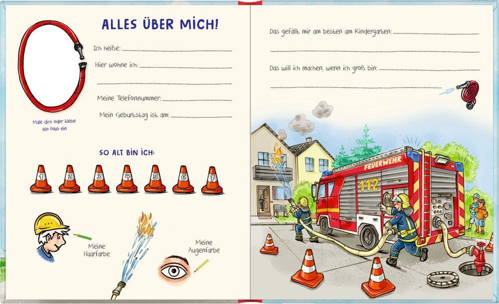 Coppenrath Freundebuch Meine Kindergartenfreunde - Bunte Fahrzeuge (Deutsch, 2022, Dennis Mertz)