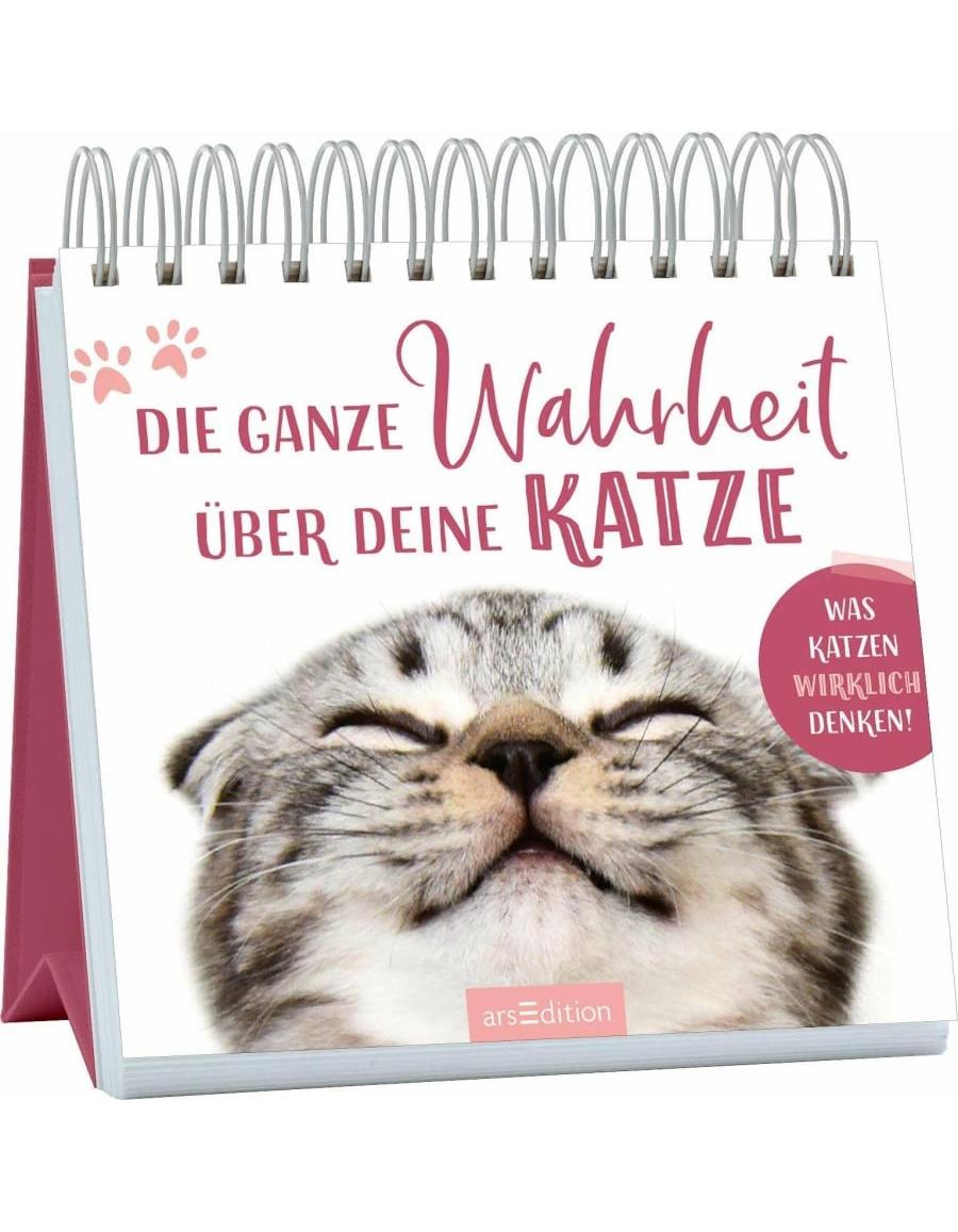 Ars Edition Spiralbuch Wahrheit über Katze (Deutsch, 2023)