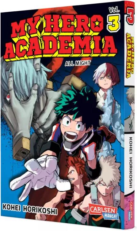 Carlsen My Hero Academia, Band 3 (Deutsch, 2016, Kohei Horikoshi)
