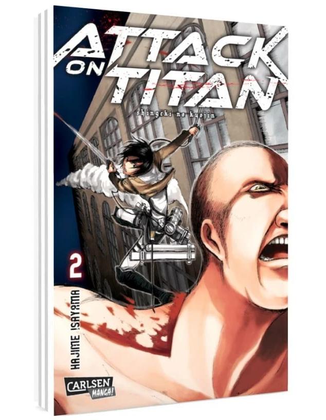Carlsen Attack on Titan, Band 2 (Deutsch, 2014, Hajime Isayama)