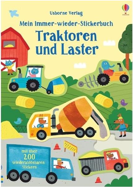 Usborne Publishing Mein Immer-wieder-Stickerbuch: Traktoren und Laster (Deutsch, 2020, Hannah Watson)