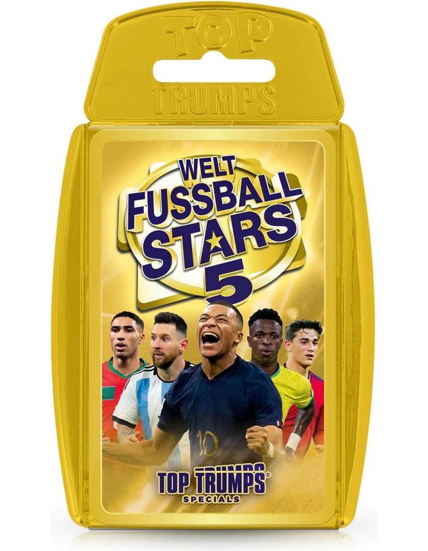 Winning Moves Top Trumps Weltfuball Stars 5, Kartenspiel, ab 2 Spieler, ab 8 Jahre (DE- Ausgabe)