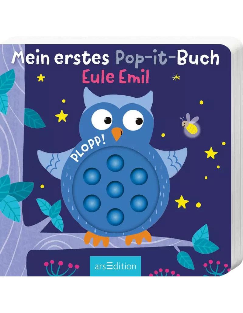 Ars Edition Mein erstes Pop-it-Buch - Eule Emil (Deutsch, 2023, Lena Bellermann)