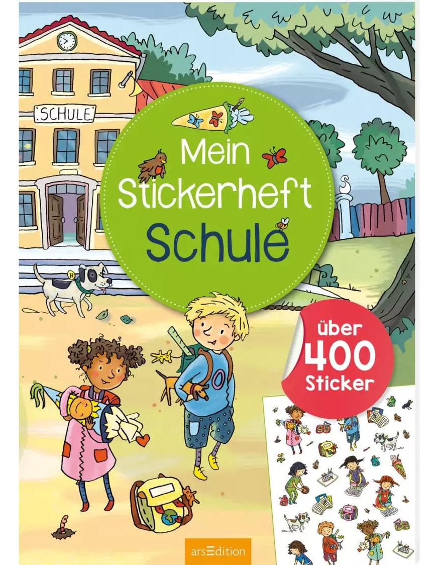 Ars Edition Mein Stickerheft Schule