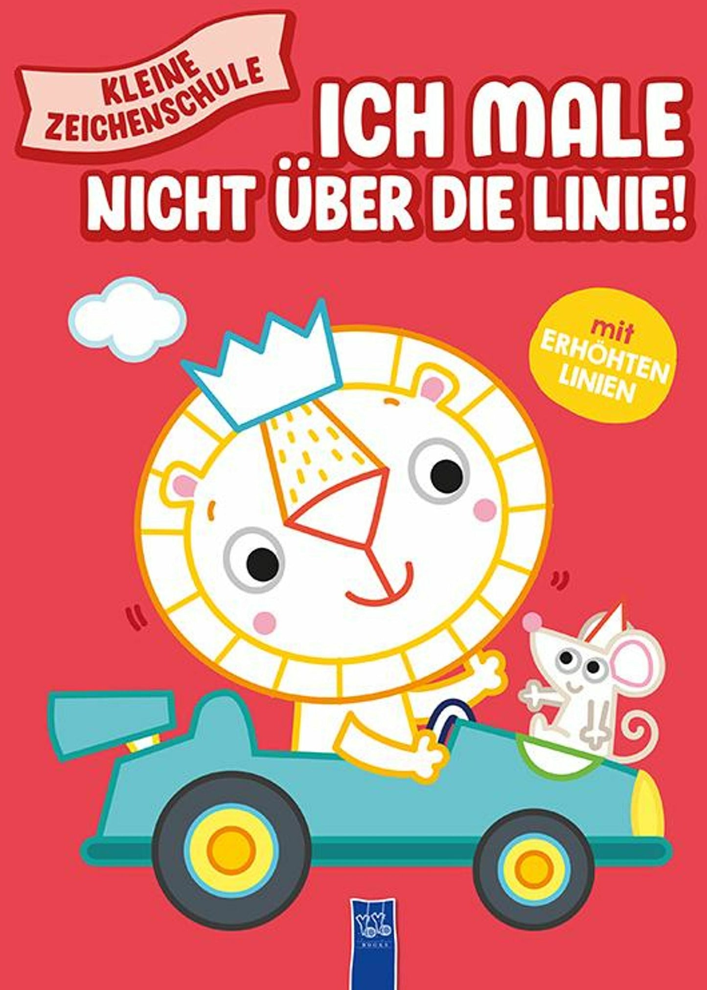 Yoyo Books Kleine Zeichenschule - Ich male nicht über die Linie (rot) (Deutsch, 2021, Yoyo Books)