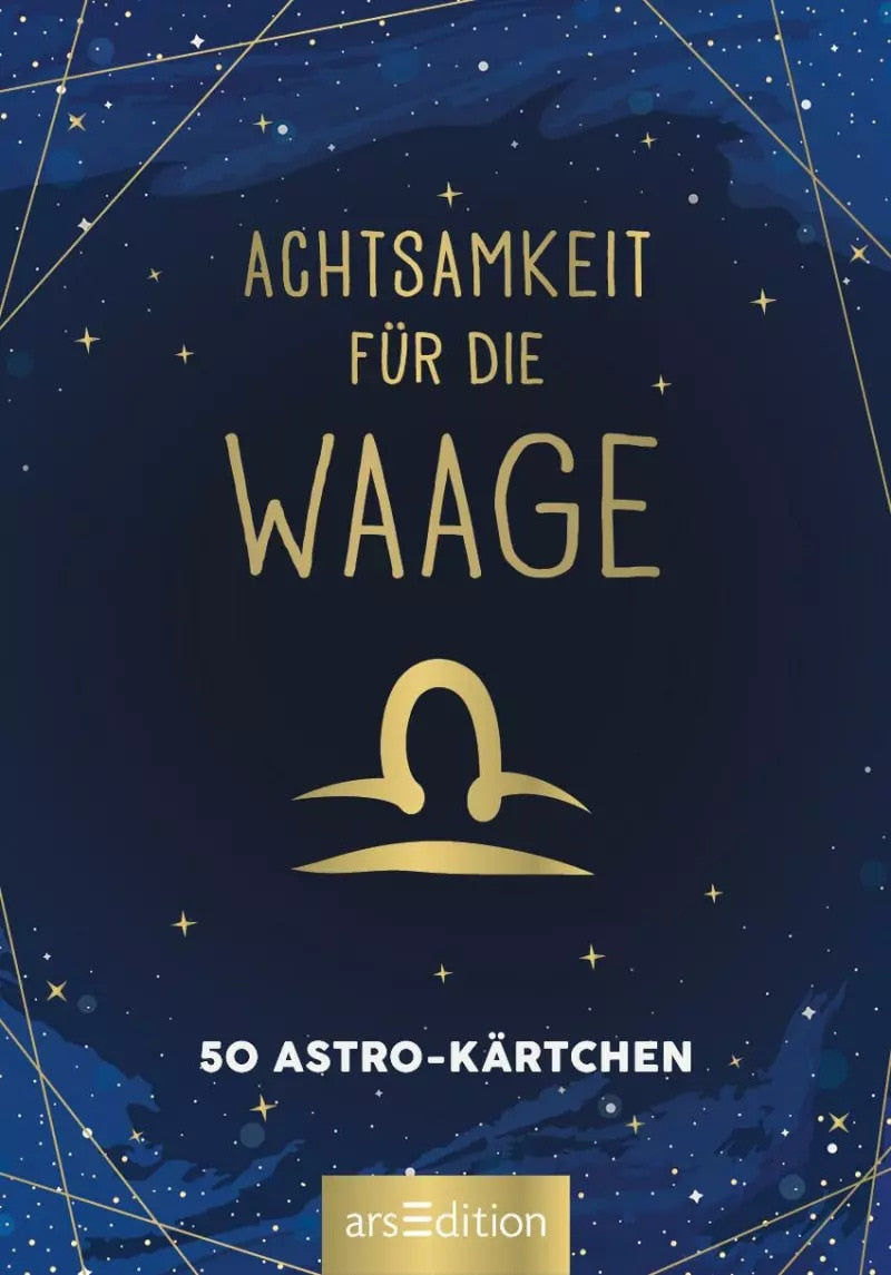 Ars Edition Achtsamkeit für die Waage (Deutsch, 2022, Ars Edition)