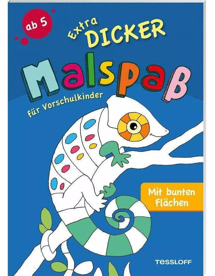Tessloff Extradicker Malspaß für Vorschulkinder. Mit bunten Flächen