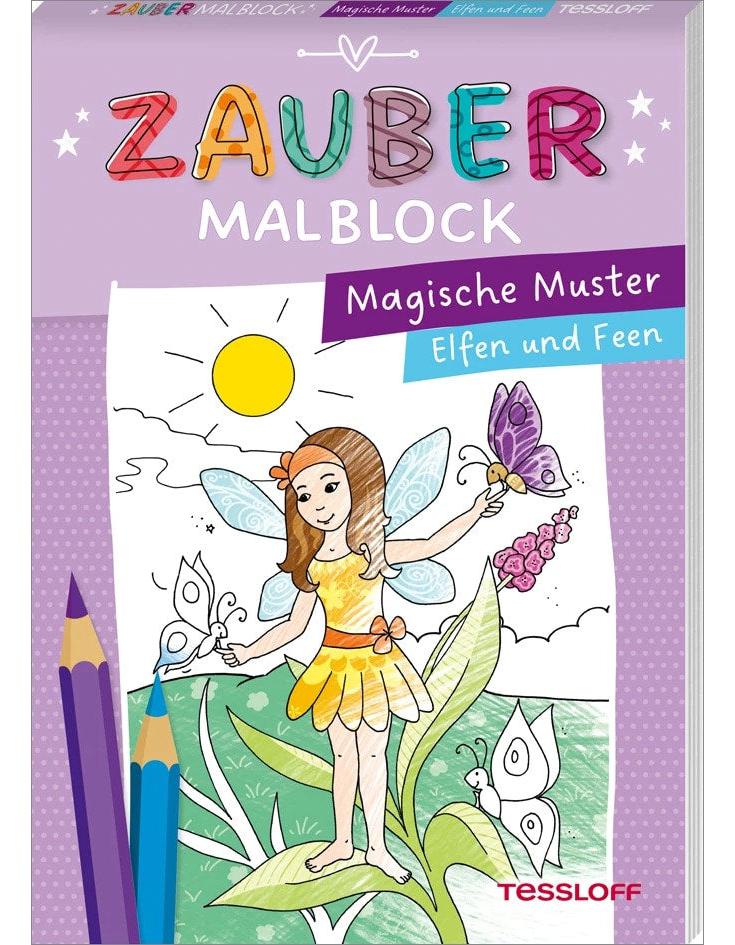 Tessloff Zaubermalblock. Magische Muster. Elfen und Feen