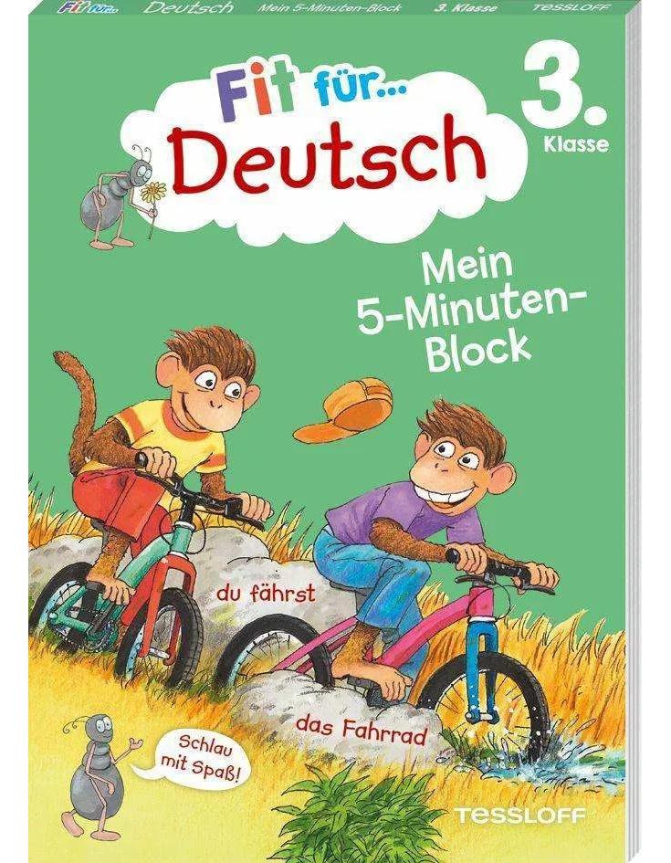Tessloff Fit für Deutsch 3. Klasse. Mein 5-Minuten-Block (Deutsch, 2023, Guido Wandrey, Werner Zenker)