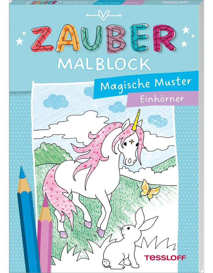 Tessloff Zaubermalblock. Magische Muster. Einhörner
