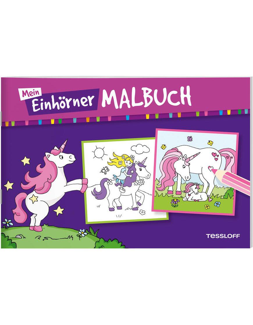 Mein Einhörner-Malbuch
