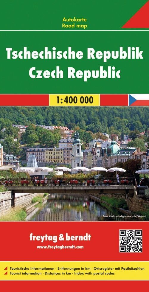freytag & berndt Straßenkarte Tschechische Republik 1:400.000