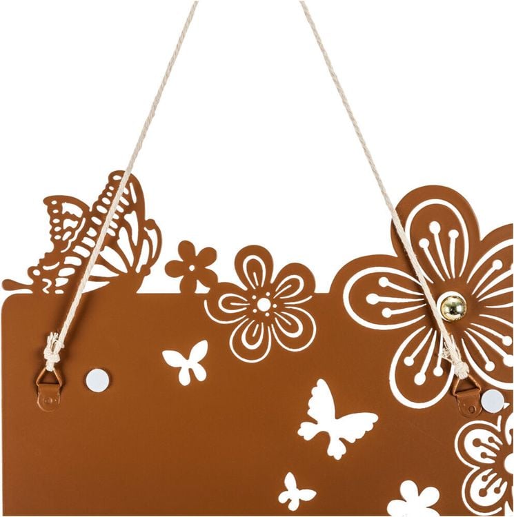 Metallschild "Zuhause" 26 x 40 cm