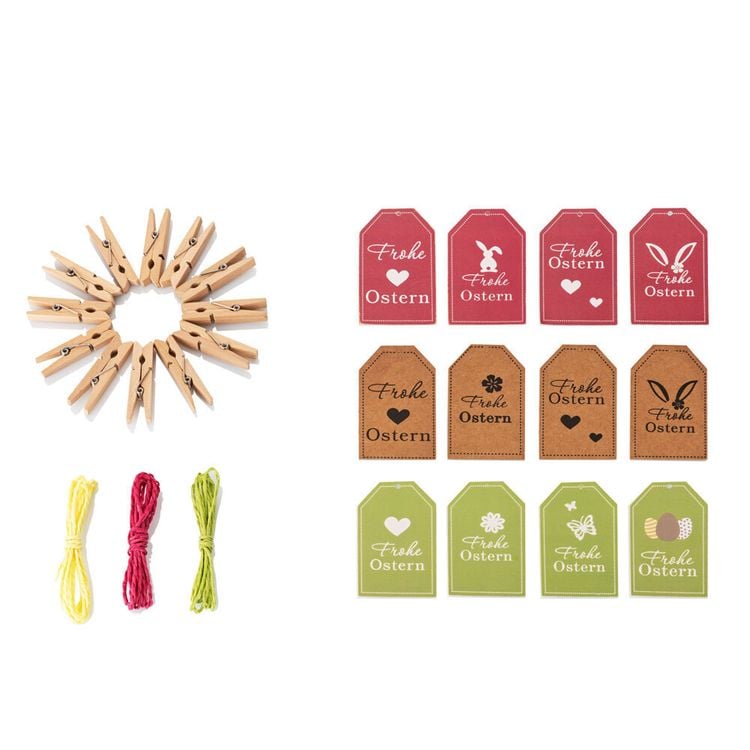 Geschenktüten-Set "Häschen" 39-teilig