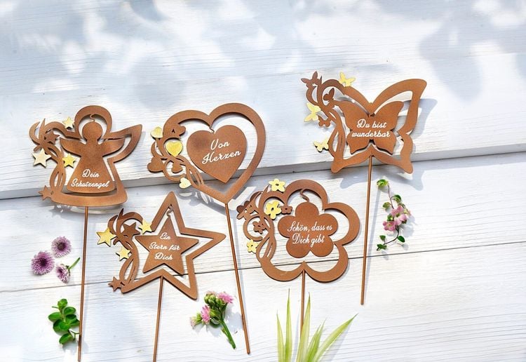 Dekostecker "Garden" 5er-Set