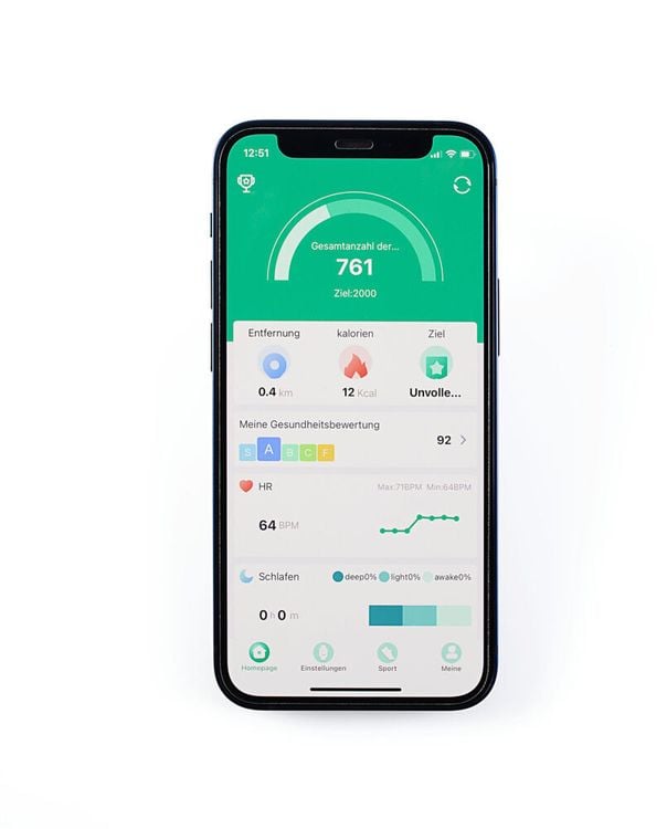 Orbisana FIT 600 Fitnessuhr "Devi", silber