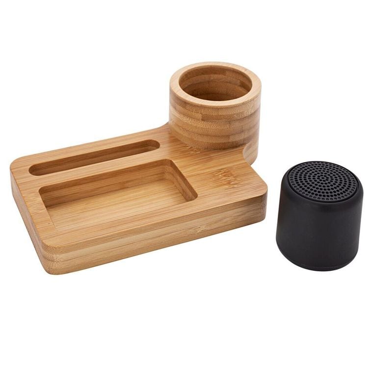 Schreibtischorganizer mit Bluetooth Lautsprecher