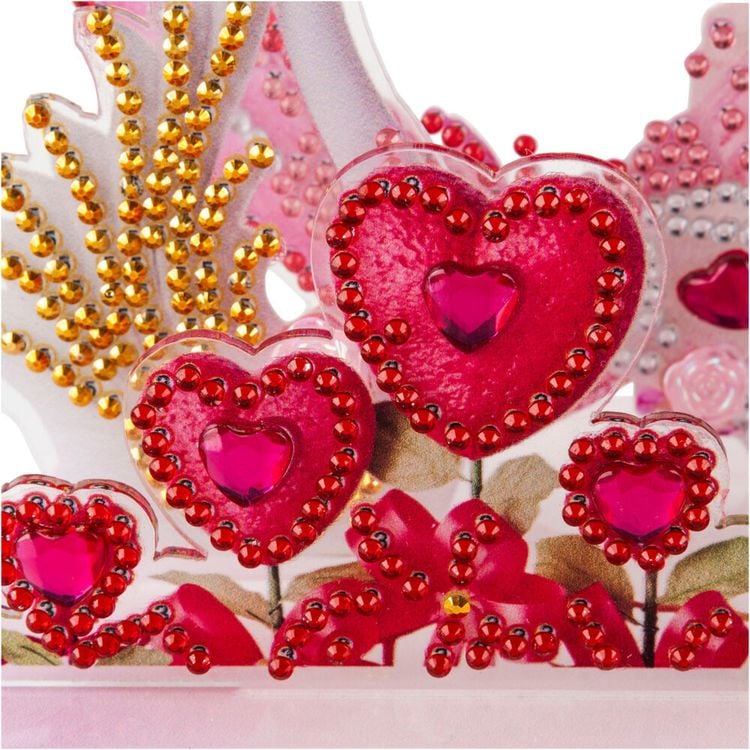 Diamond Painting Bilderrahmen "Love" 15 x 13 cm