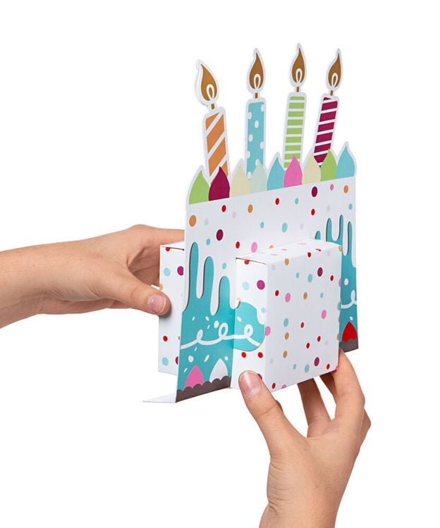 Geschenkboxen "Happy" 6er-Set